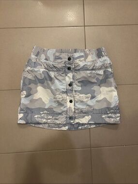 Stio Gray and White Camo Ski Skirt